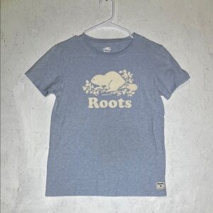 3/$20 Roots Heather Blue Graphic Tee